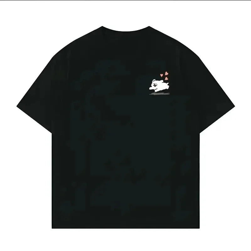 Vintage Korean Style Katseye Graphic T Shirts Kpop Fashion Men Women Popular T-shirt 100% Cotton Oversized T Shirts Streetwear