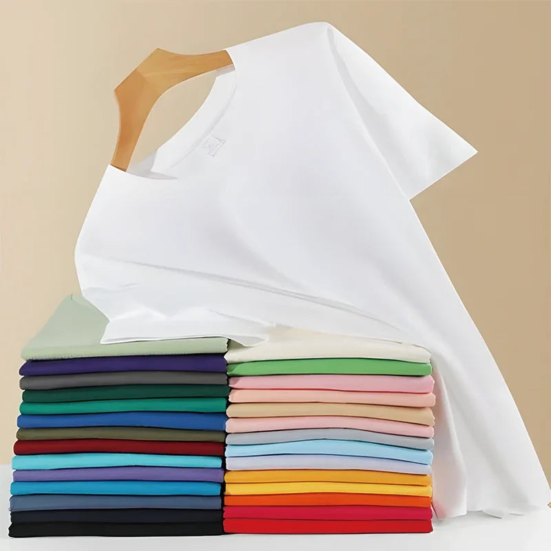 Hello Kitty Cartoon 2025 Simple Loose Cute Round Neck Casual Trend Summer Cotton Short Sleeved T-shirt Fashion Y2K Top T-shirt